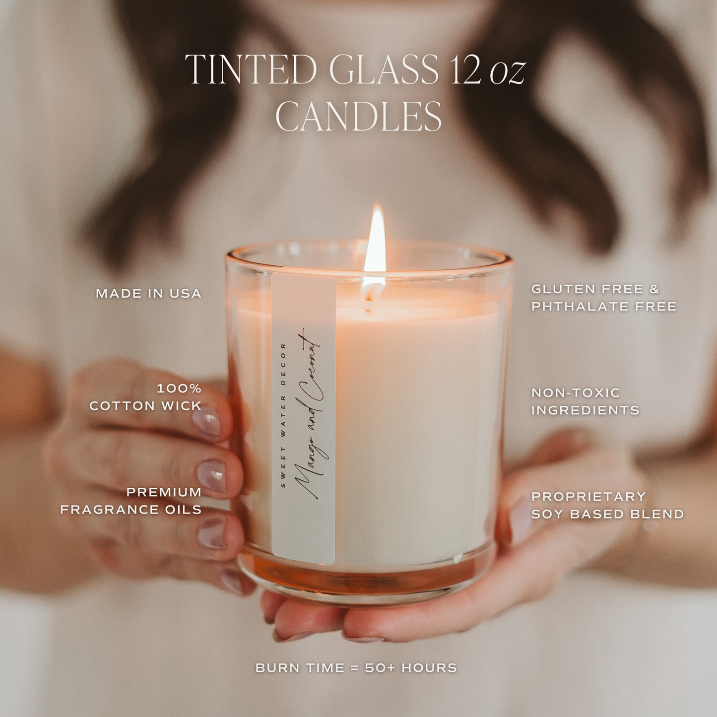Salt and Sea 12 oz Soy Candle - Home Decor and Gifts