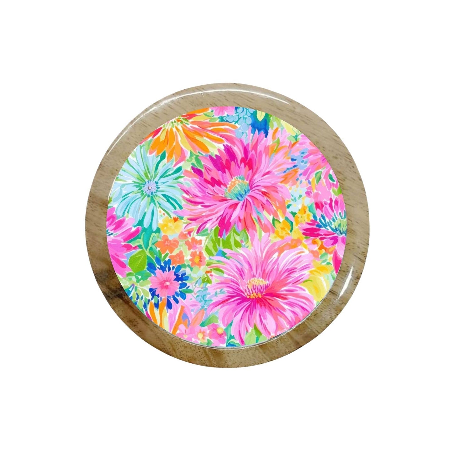 Bright Floral 5" Round Dish JD-12