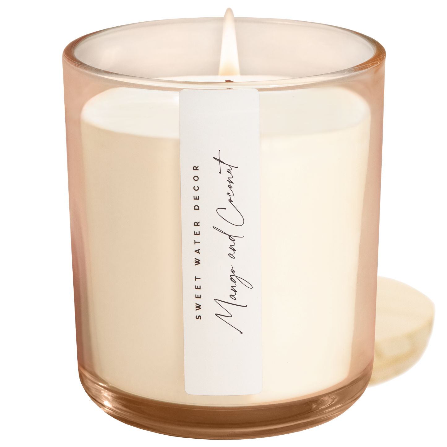 Mango and Coconut 12 oz Soy Candle - Home Decor and Gifts