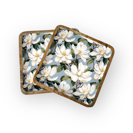 Magnolia Square Trays (10" in Pack of 2) 6-26-B