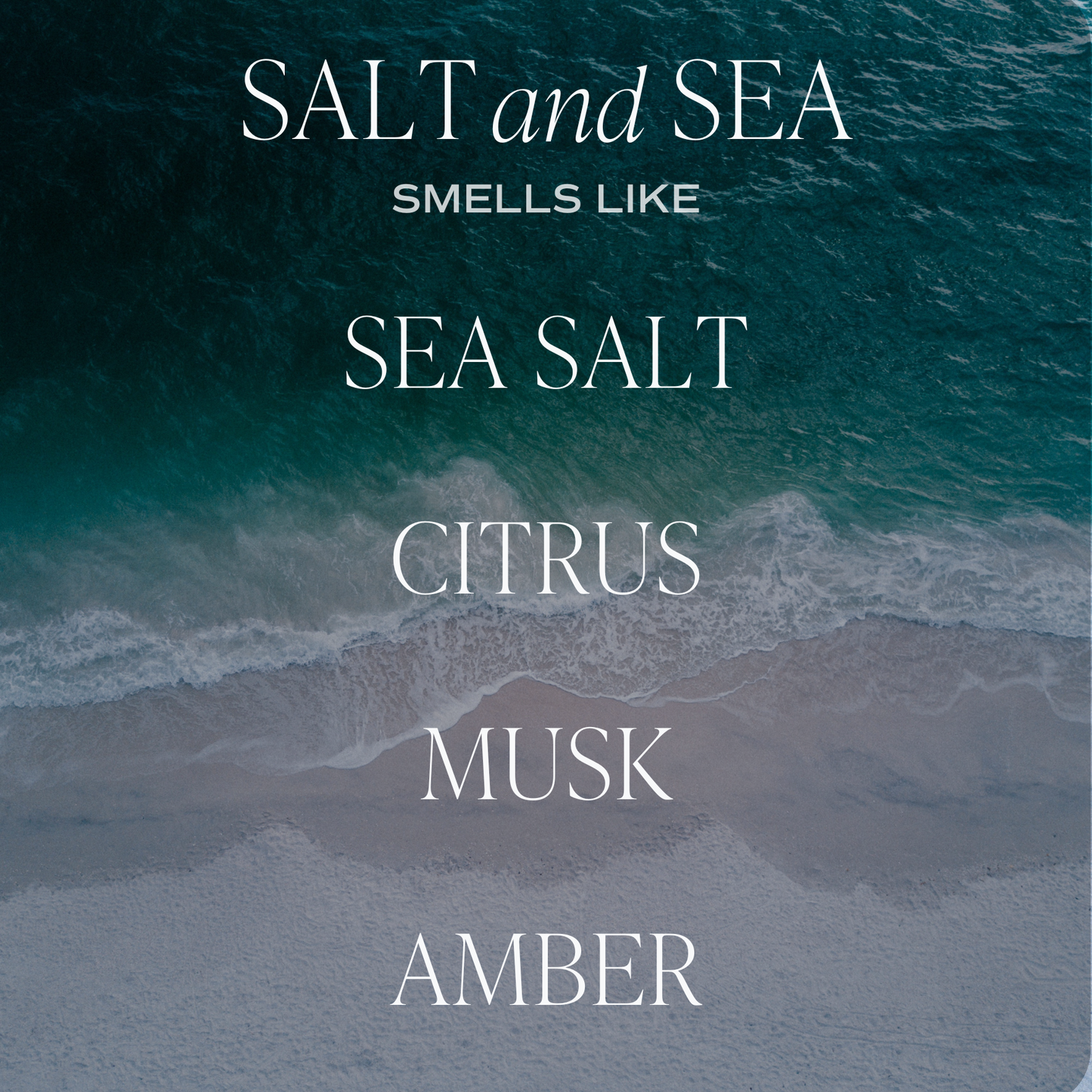 Salt and Sea 12 oz Soy Candle - Home Decor and Gifts
