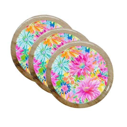 Bright Floral 5" Round Dish JD-12