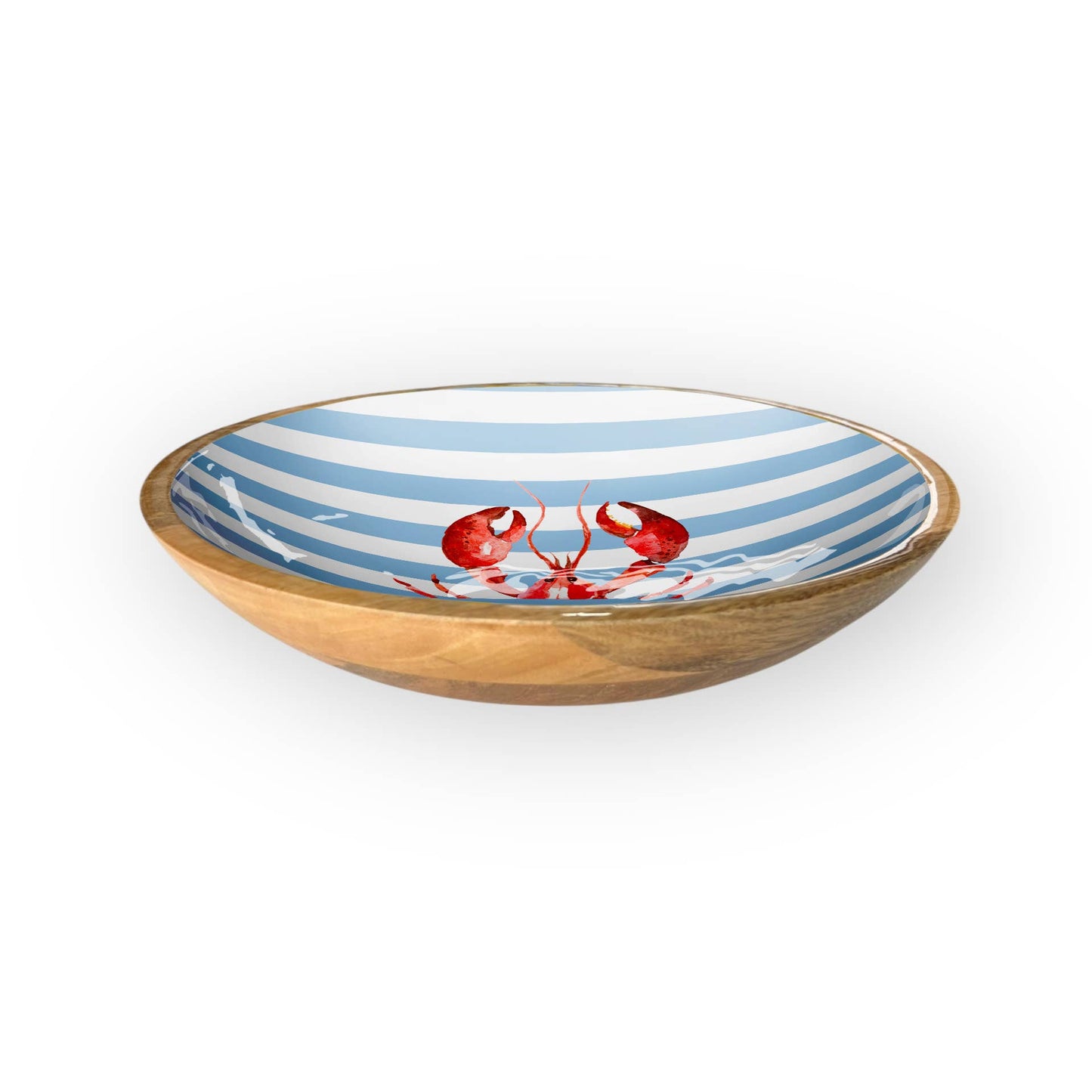 Lobster Stripe Shallow Bowl (10" Pack of 2) 5-63-B